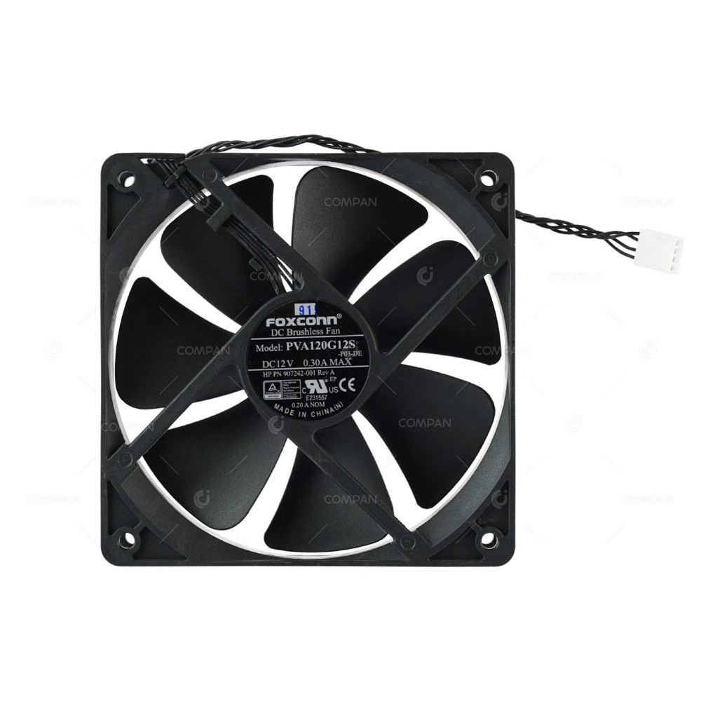 PVA120G12S FOXCONN 120MM 12V 0.30A 4 PIN FAN -